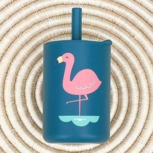 MINI Toddler Cup with Straw / Fun Mini Silicone Training Tumbler for Baby